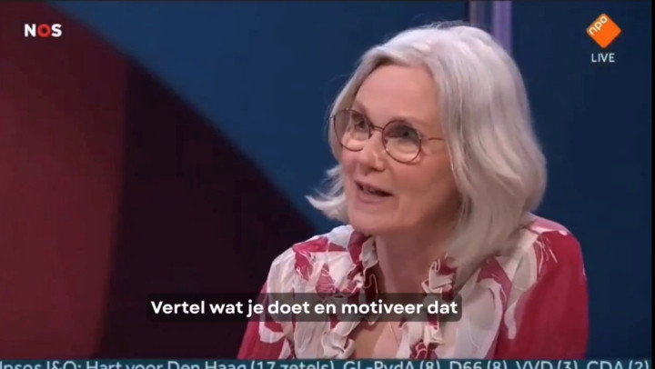 Anja live bij de NOS